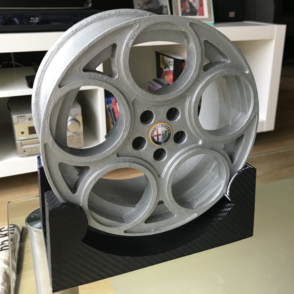 Velg Alfa 3D uitgeprint