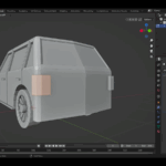 Blender tutorial, van een eenvoudige auto, om basis commando's weer te leren.